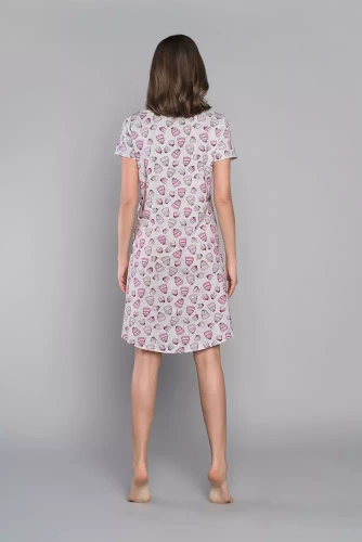 Dolce Дамска риза с къс ръкав Италианска мода - принт 