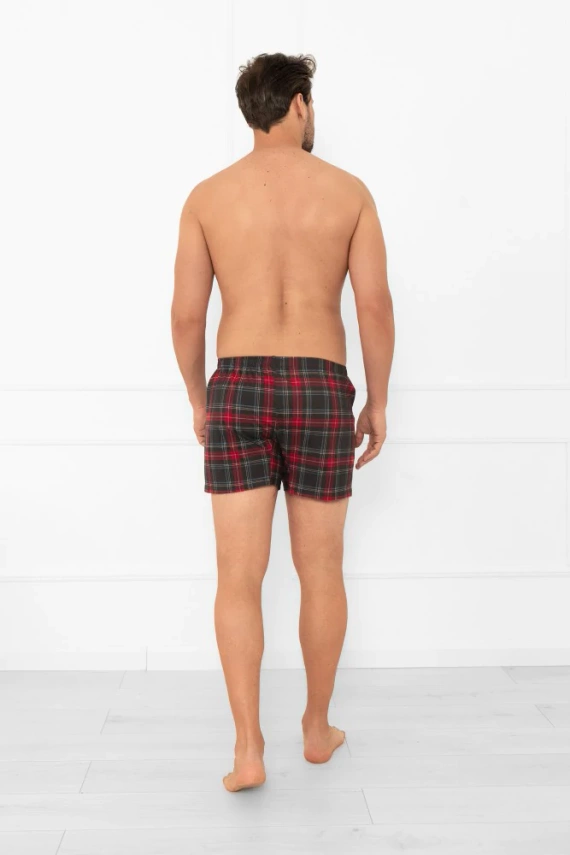 Мъжки боксерки Rusoli от италианска мода - памучни, карирани, класически