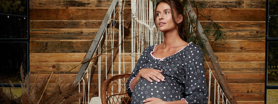 Нощница Antilia с 3/4 ръкав Италианска мода - принт