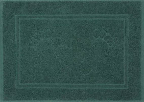 Килим за баня Sammy Eurocurtains, тъмнозелен