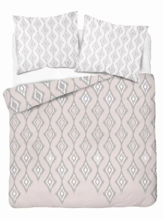 5031 A Detexpol geometry микрофибърно спално бельо, прахово розово