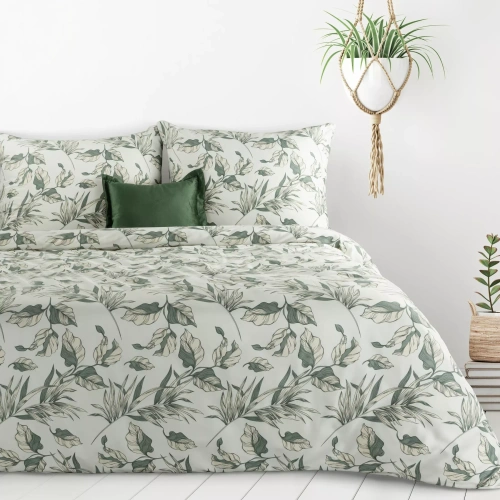 Спално бельо Donna Design 91 с цветя двулицево меко с цип