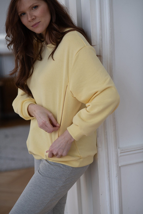 MilkItEasy! Суичър за хранене с масло Milk&Love