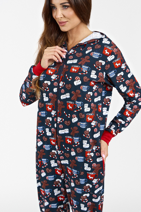 Makala Дамски гащеризон Италианска мода - принт