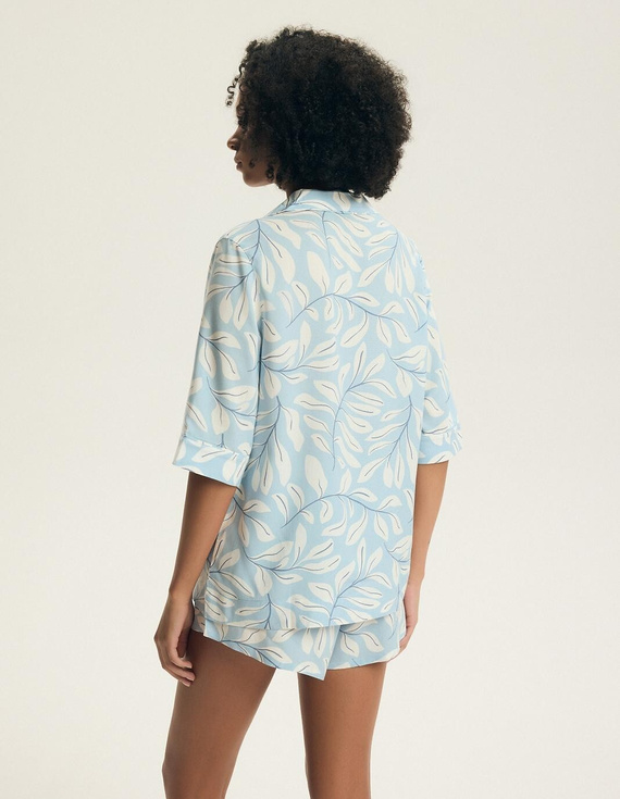 Дамска пижама 44482 Estes 100% вискоза с копчета