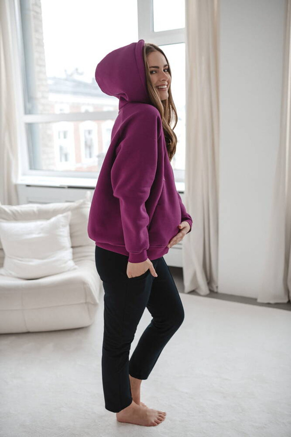 Класически морски панталон за бременни Milk&Love GraceFit Mama