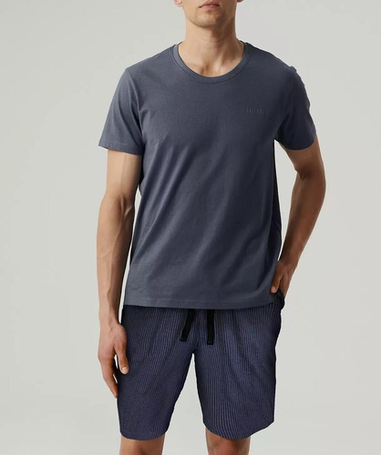 Atlantic NMP-381 мъжка лятна пижама памук peach effect