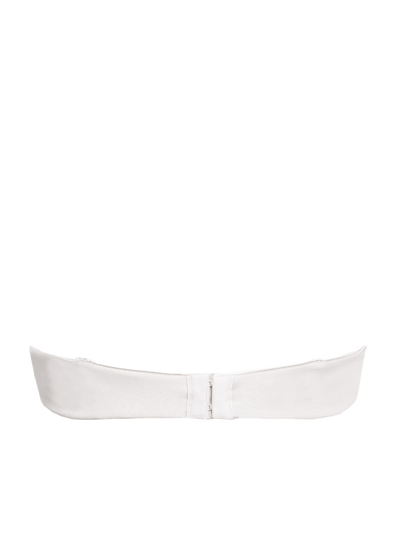 1580 Фантастичен push-up сутиен - банел, микрофибър Sielei, бял