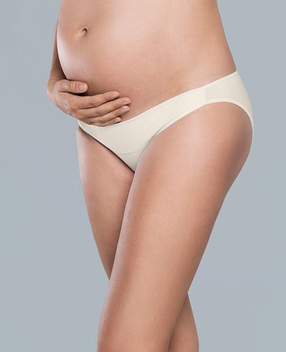 Мини бикини за бременни Lux Италианска мода - nude/powder