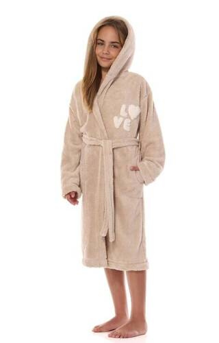 2434 LO L&L детски халат - ангора