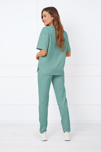 Caro Блуза с къс ръкав Италианска мода - градински чай 