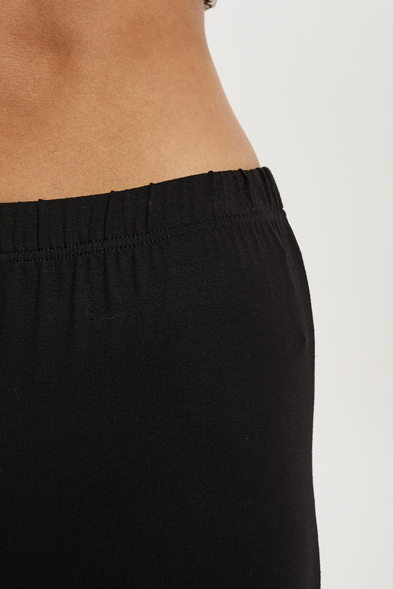 Abisynia Дамска пижама с дълъг ръкав и дълъг панталон Италианска мода - принт/черно