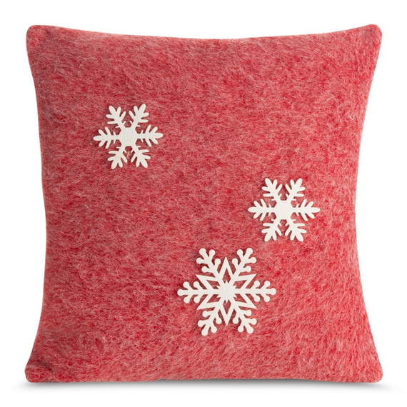 Chp 83A Коледна снежинка калъфка Европердета червена