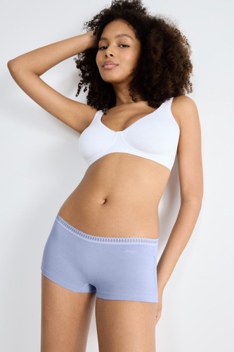 Дамски шорти GO Crush Short C3P 3-Pack Sloggi - V003 сини