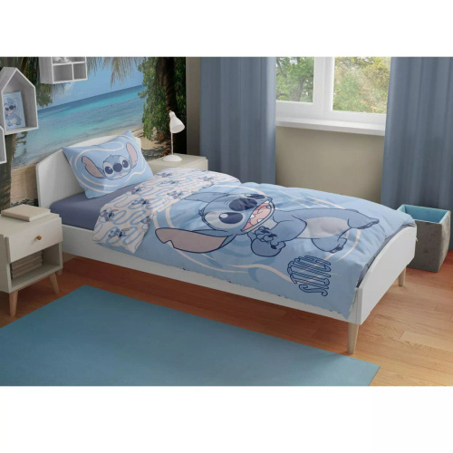 Детско спално бельо Lilo i Stitch Faro 100x135 памук + калъфка 40x60