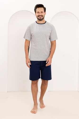 Regina 508 мъжка пижама 100% памук къс ръкав