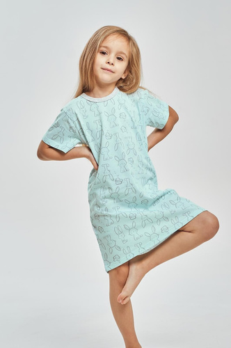 Детска нощница 3547 Arleta Taro 100% памук тюркоаз