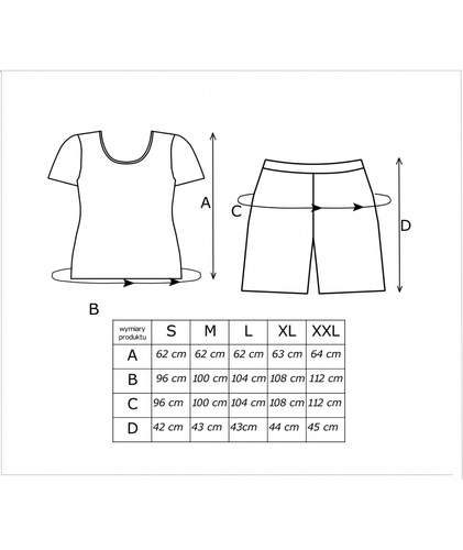 Дамска пижама Melisa 1/2 Donna – вискоза, къс ръкав