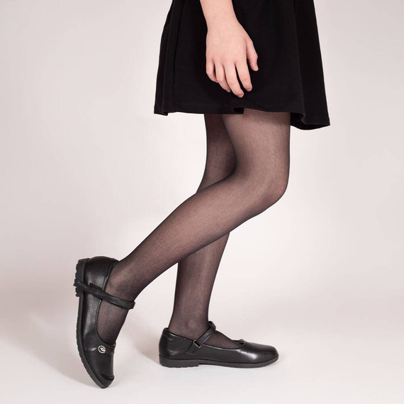 141701 Гладък чорапогащник 20 den Nicol - черен