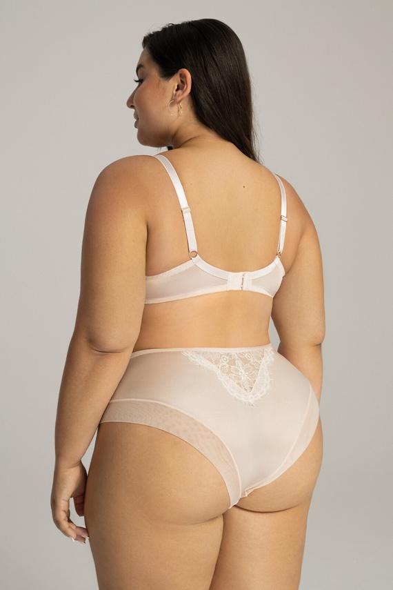 2147 Дамски бикини AVA Marshmallow – Розови, Дантелени, Удобна кройка