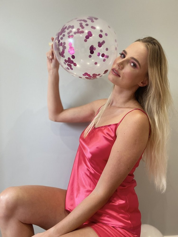 937 Classic Forex дамска пижама - малина