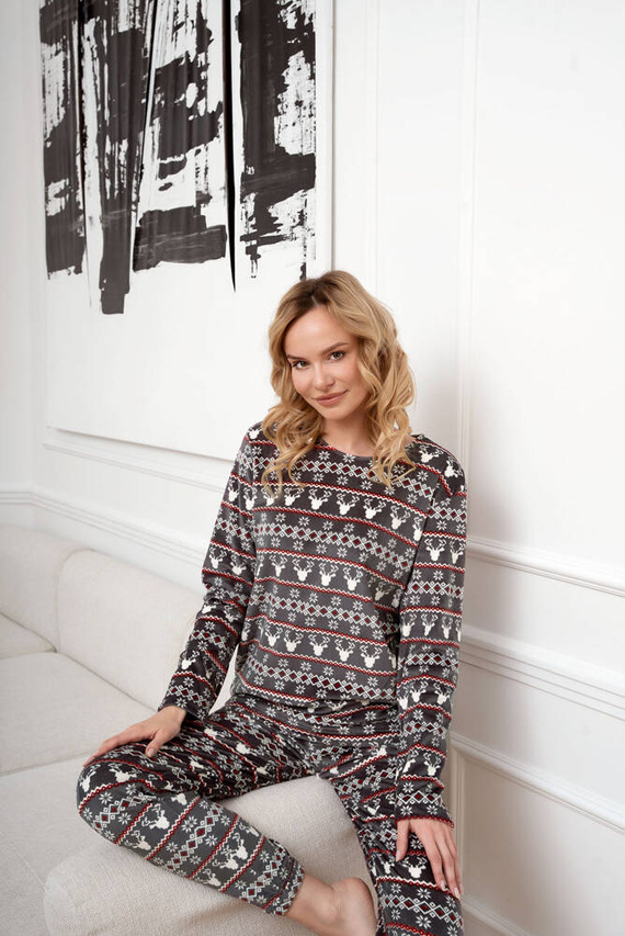 Iceland Fleece дамски комплект Italian Fashion - графитен печат