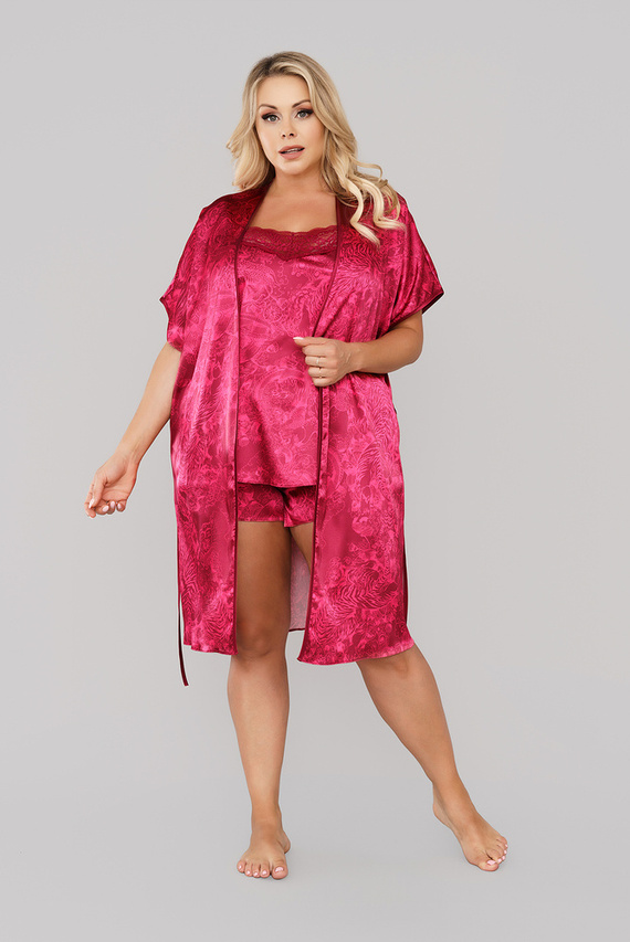 Impresja Дамски халат Италианска мода бордо 