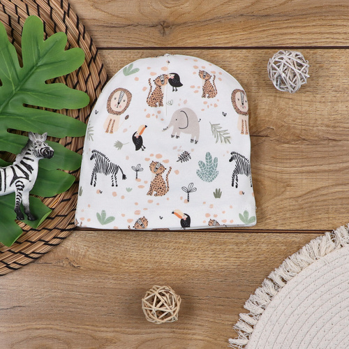 ABN-5281 Диви животни Шапка Nini от органичен памук