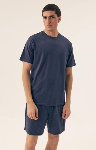 42601 Мъжка пижама Shore Core Henderson - стоманено синя