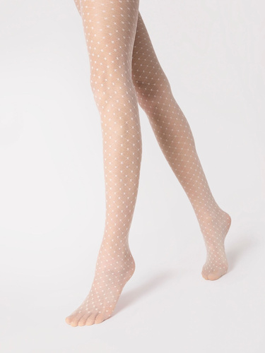 G 6118 Чорапогащник Breeze Fiore 20 den - екрю