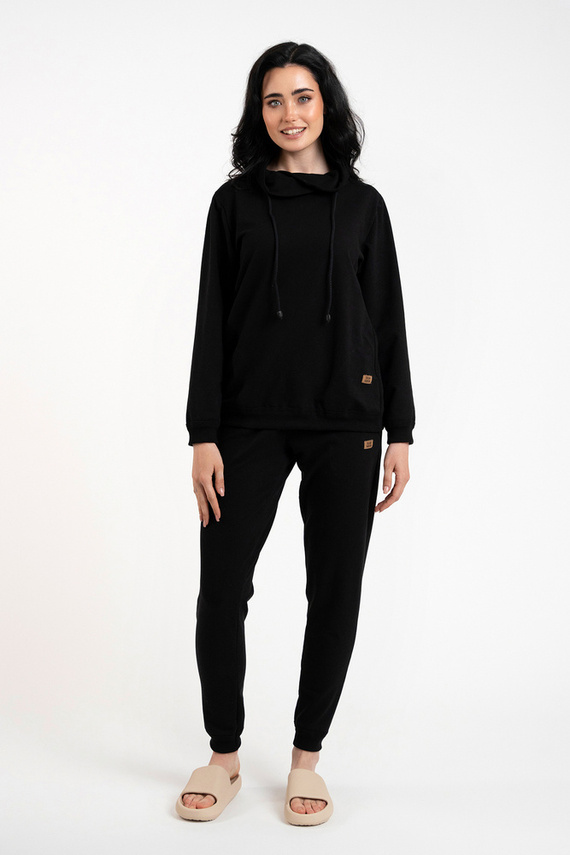 Дамска блуза Malmo Италианска мода - черна