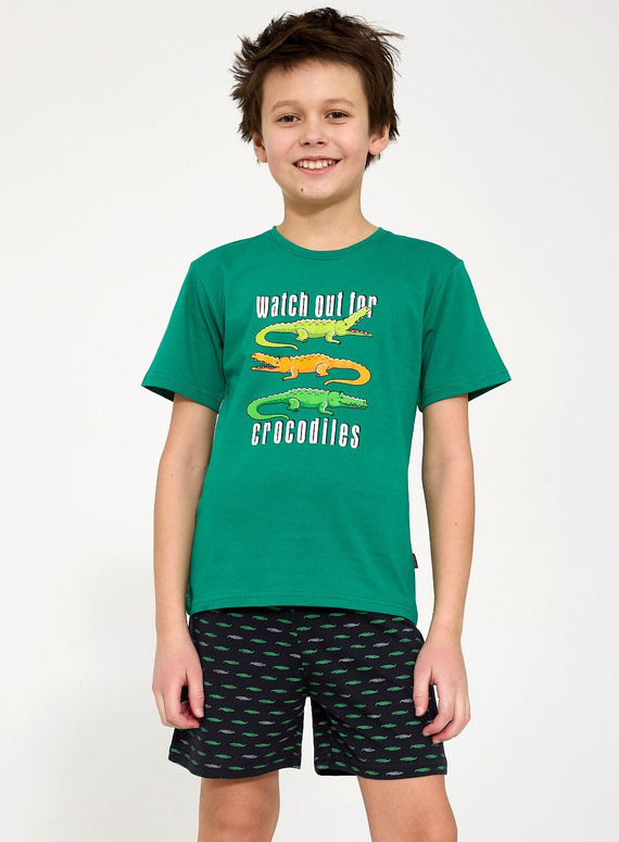 Пижама за момче Cornette Young Boy 790/125 Crocodiles, 100% памук