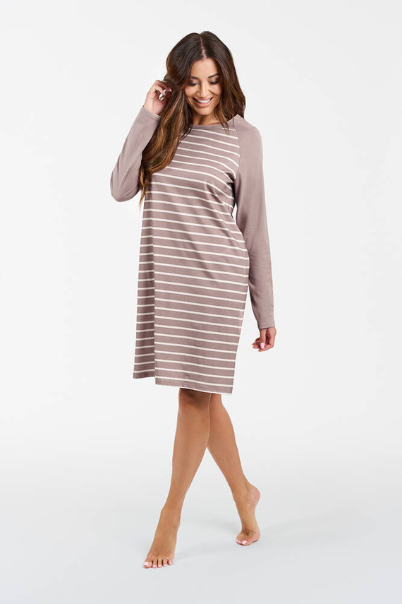 Нощница Oda Италианска мода - принт капучино