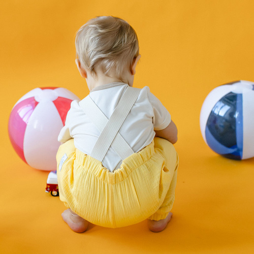 Бебешки гащеризон Elephant Eevi - жълт