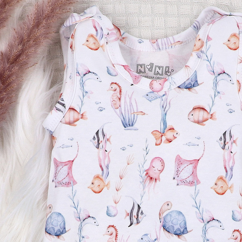 ABN-5480 Бебешки спални костюми Underwater World Nini – органичен памук, затворени крачета