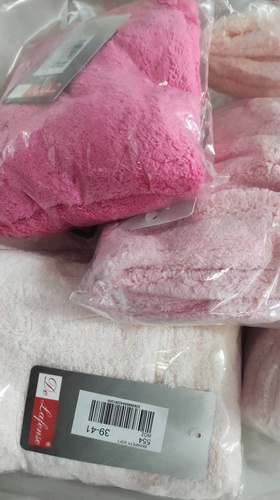 553/554 Wellsoft Гладки чорапи за сън De Lafense - розови