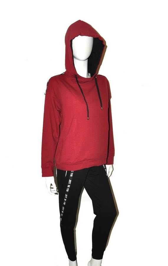 496 Дамски спортен костюм Just Forex - бордо