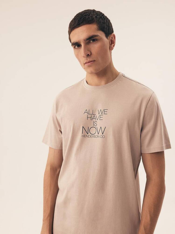 42632 Премиум мъжка пижама Dreamer Henderson - бежова