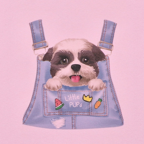 KAR-4004/ROZ Момичешка тениска с къс ръкав Lagarto Verde розово