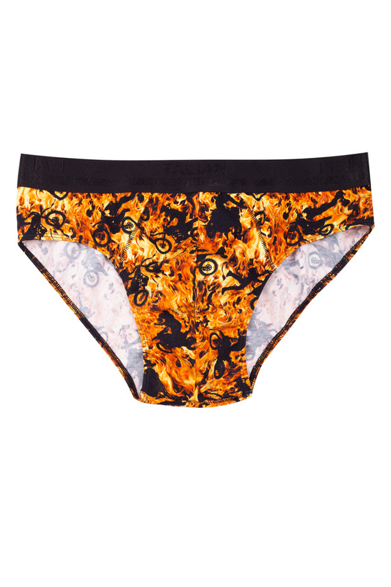 Мъжки слипове Caldo Италианска мода - огнен принт 