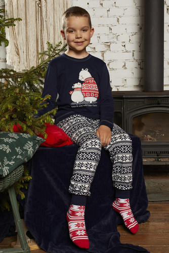 Arktyka Детска пижама Италианска мода - тъмно синьо