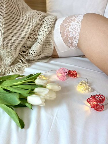 530 Iness Гащи с висока талия De lafense - бели