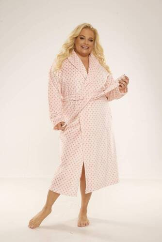 548 Мелани Дълъг дамски халат Forex - сьомга