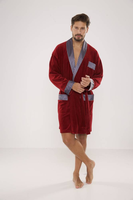 772 Мъжки халат Bonjour Forex - бордо