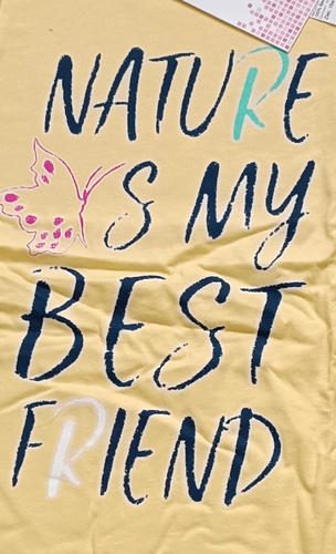 Mariposa Пижама за момичета Италианска мода - жълто/синьо