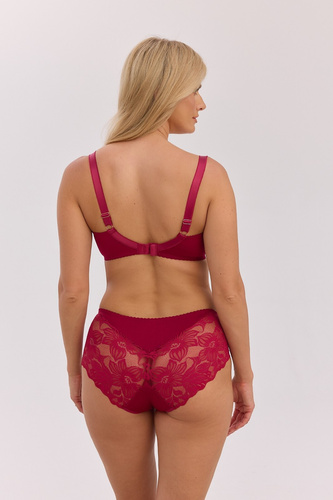 Gaia Mary BS 1372 Бордо сутиен Semi Soft с банели SS5