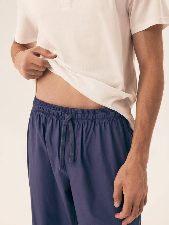 42790 Мъжка пижама Optima Henderson - кремава