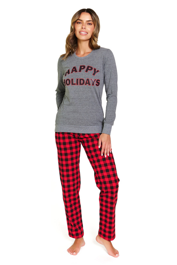 Дамска пижама 7343 Dark Grey Doctor Nap – 100% памук