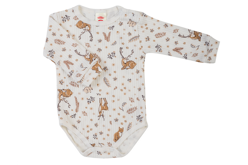 03253DR Бебешко боди Makoma с дълъг ръкав "Nature".