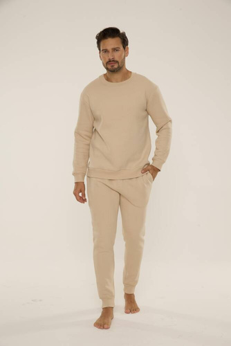 813 Indigo Мъжки спортен костюм от De Lafense - пясъчен